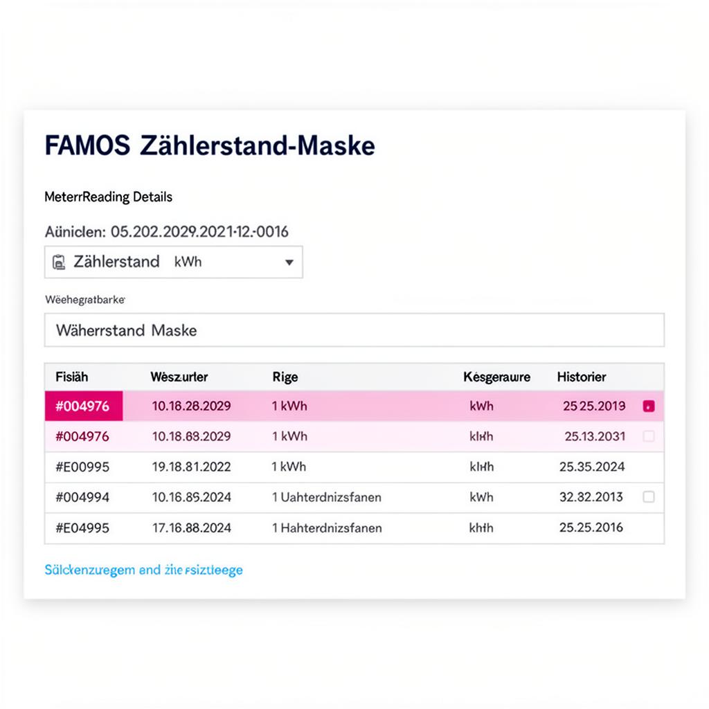 Wert mit Zeitstempel landet automatisch im FAMOS-Zählerstand.